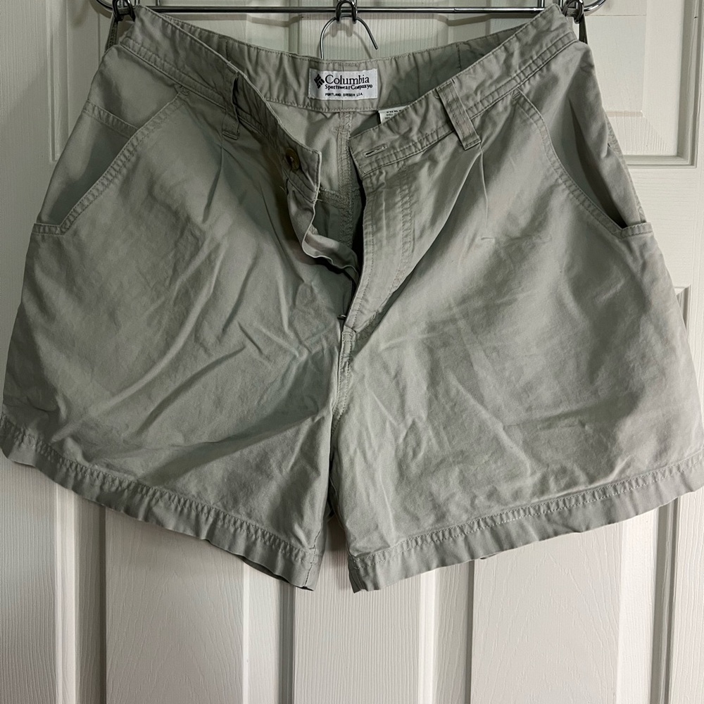 Columbia Gray Cargo Shorts Relaxed Fit